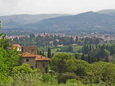 Countryside south of Florence Italy