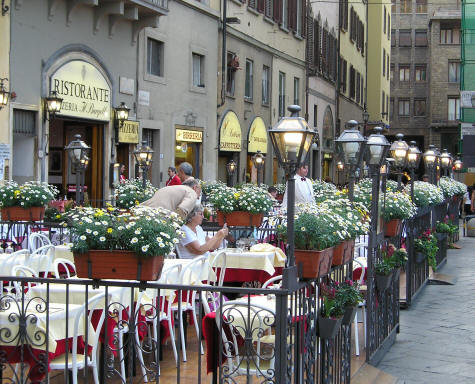 Dining in Florence Italy