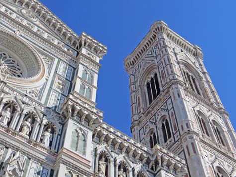 Giotto's Tower in Florence Italy