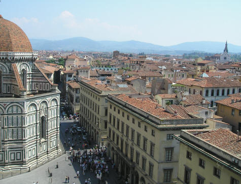 Piazza del Duomo in Florence Italy - Cathedral Square