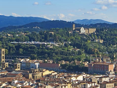 Michelangelo Square in Florence Italy (Piazzale Michelangelo)