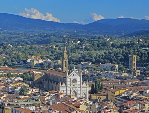 Santa Croce Basilica in Florence Italy